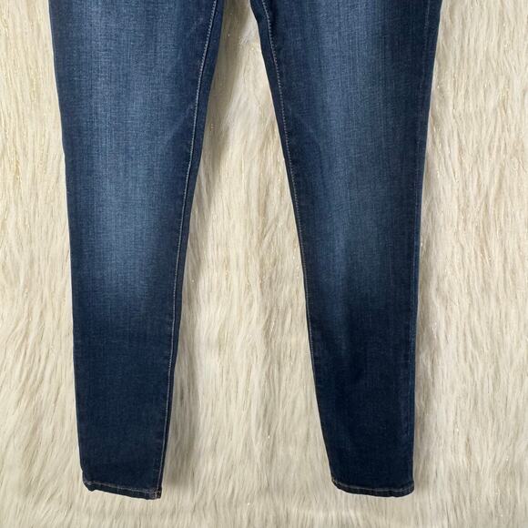 DL1961 Womens Emma Power Legging Dark Wash Cashel Jeans Mid Rise Stretch 27 - Picture 3 of 10